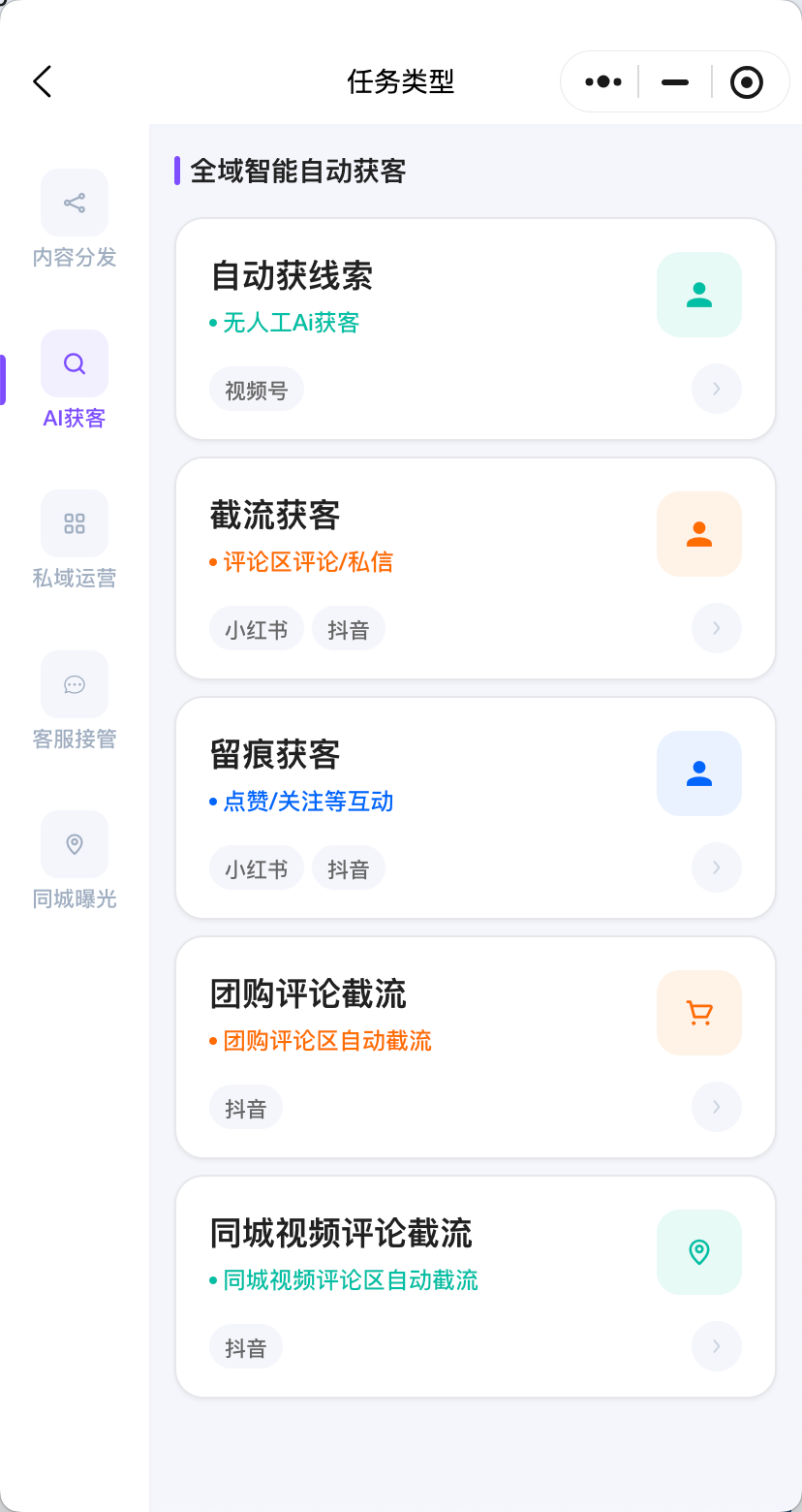 主动获客示意图